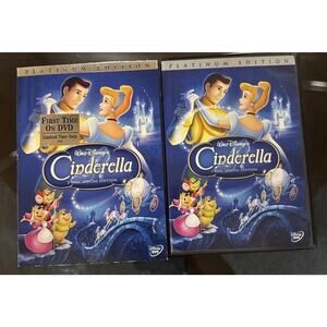 Disney Cinderella (DVD, 2005, 2-Disc Set, Platinum Edition) - Like New